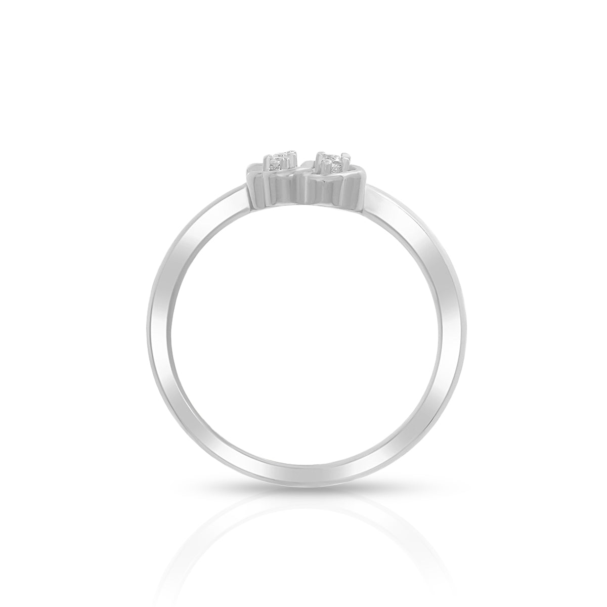 Petite Floral Charm Ring