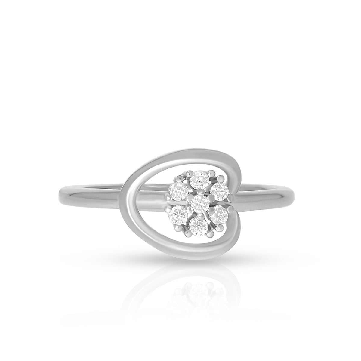 Minimal Swirl Design Ring