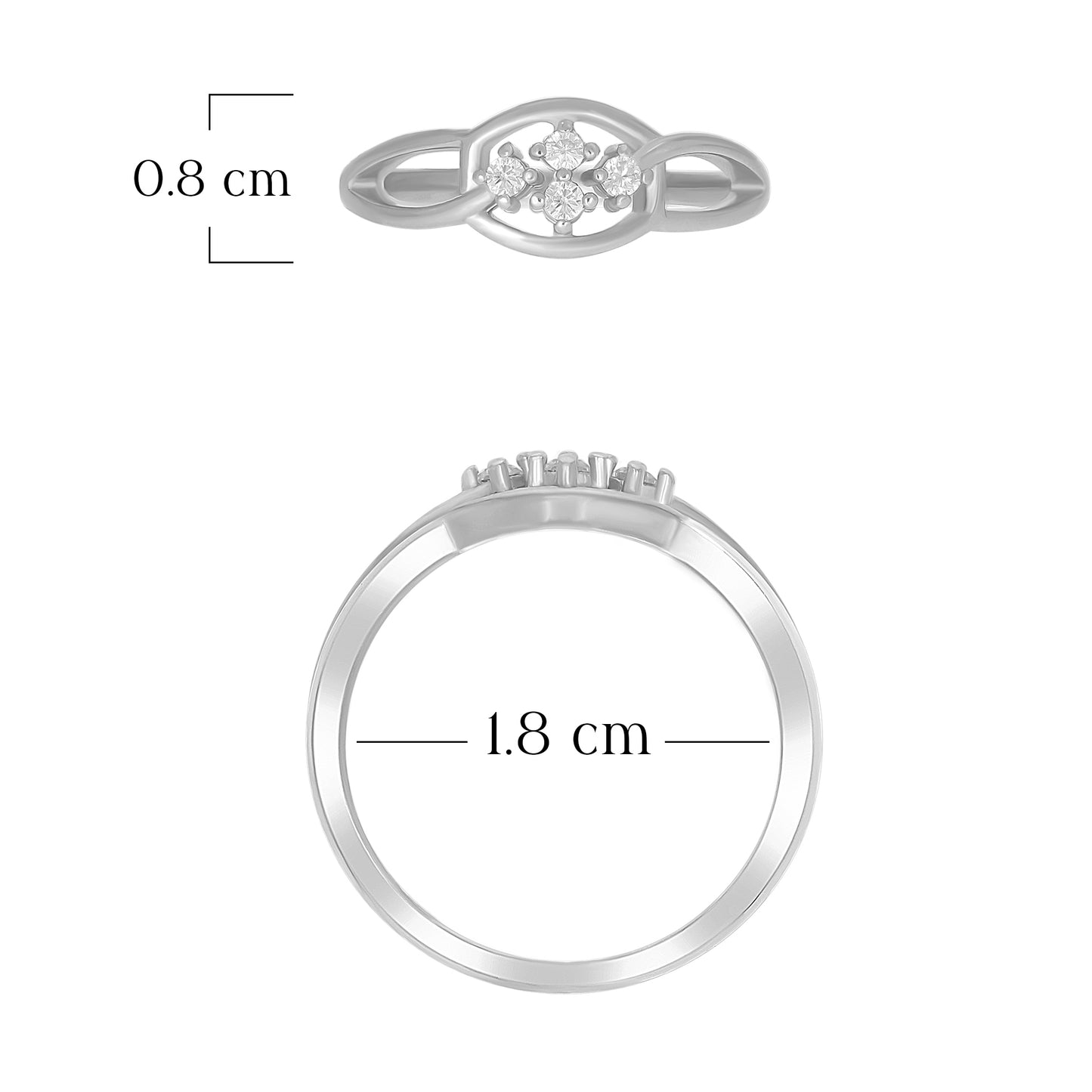 Elegant Petal Style Ring