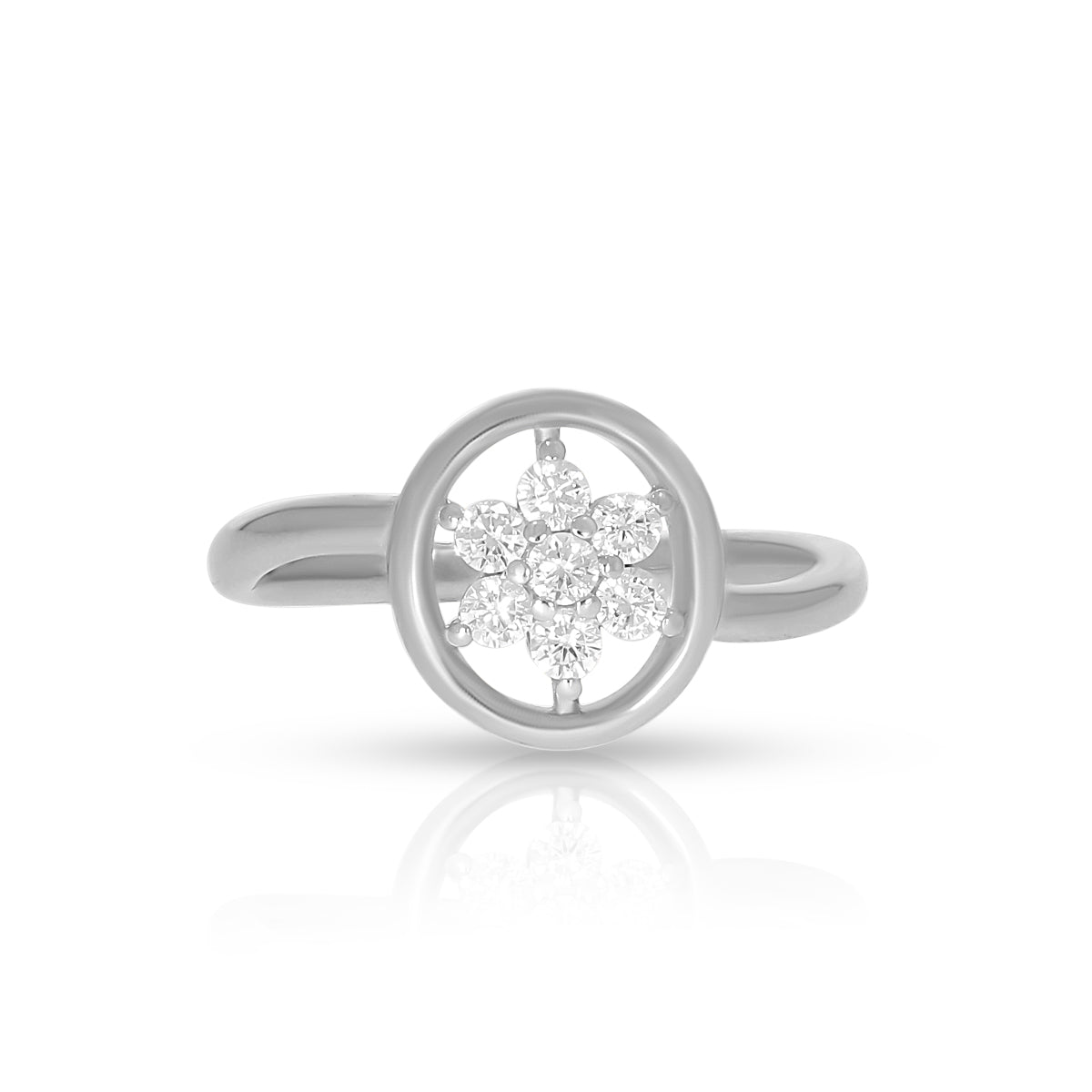 Simple Floral Fashion Ring