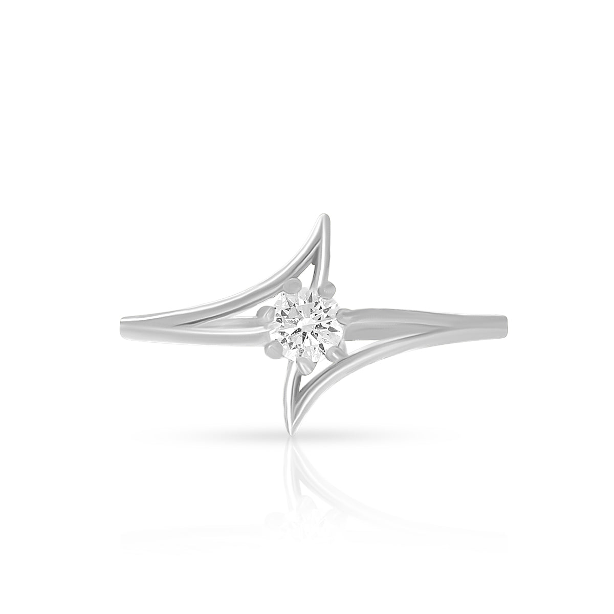 Elegant Swirl Design Ring