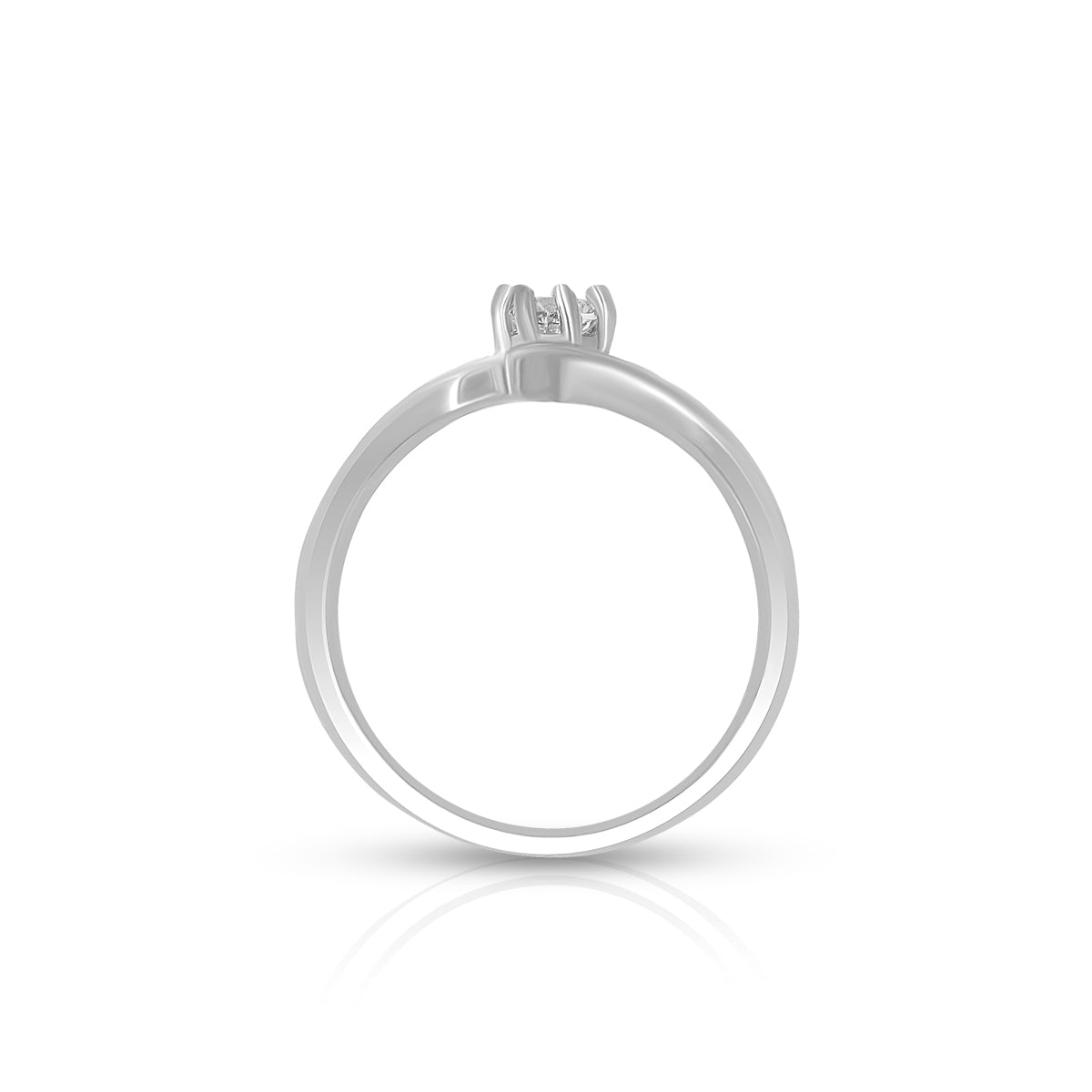 Elegant Swirl Design Ring