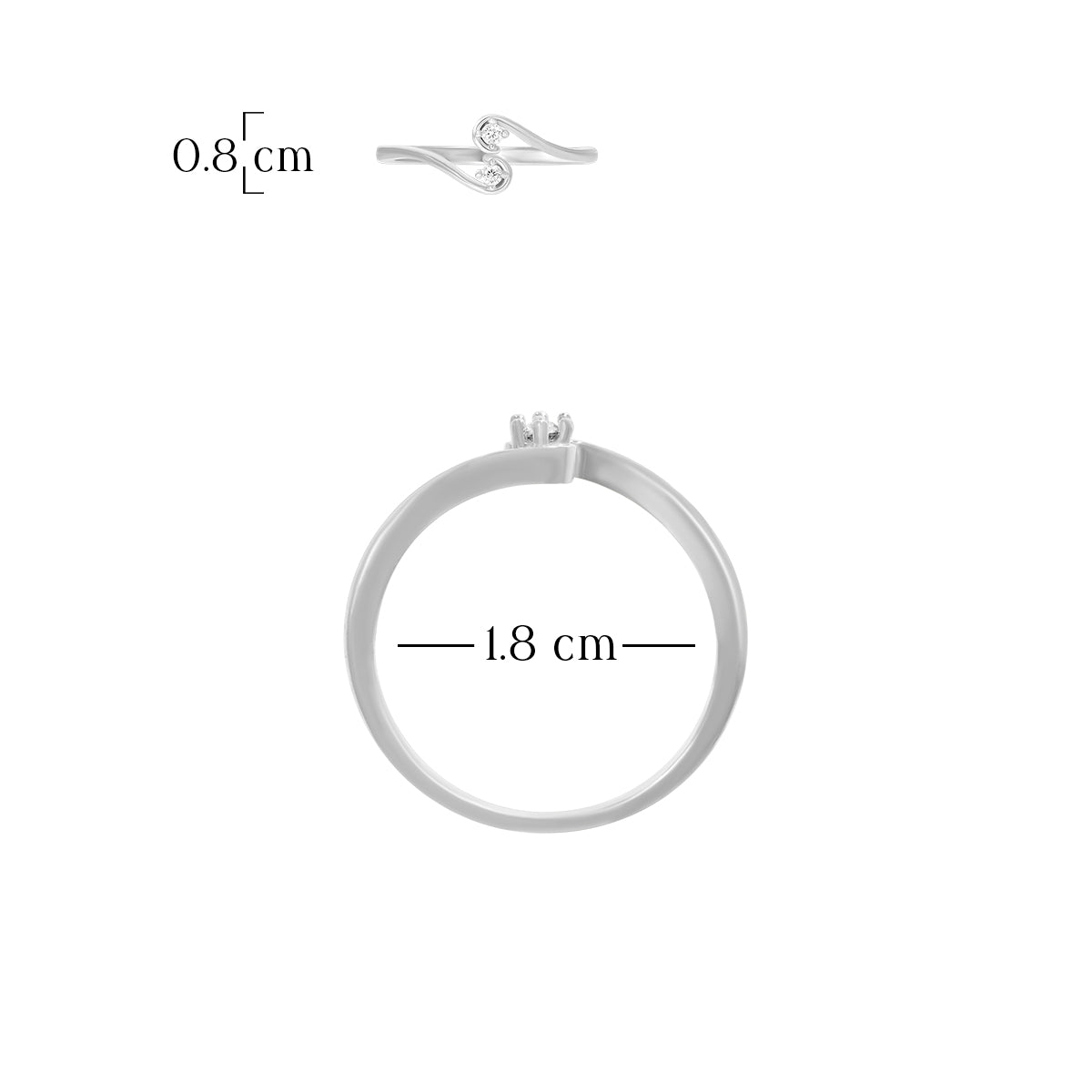 Two Stone Design Ring