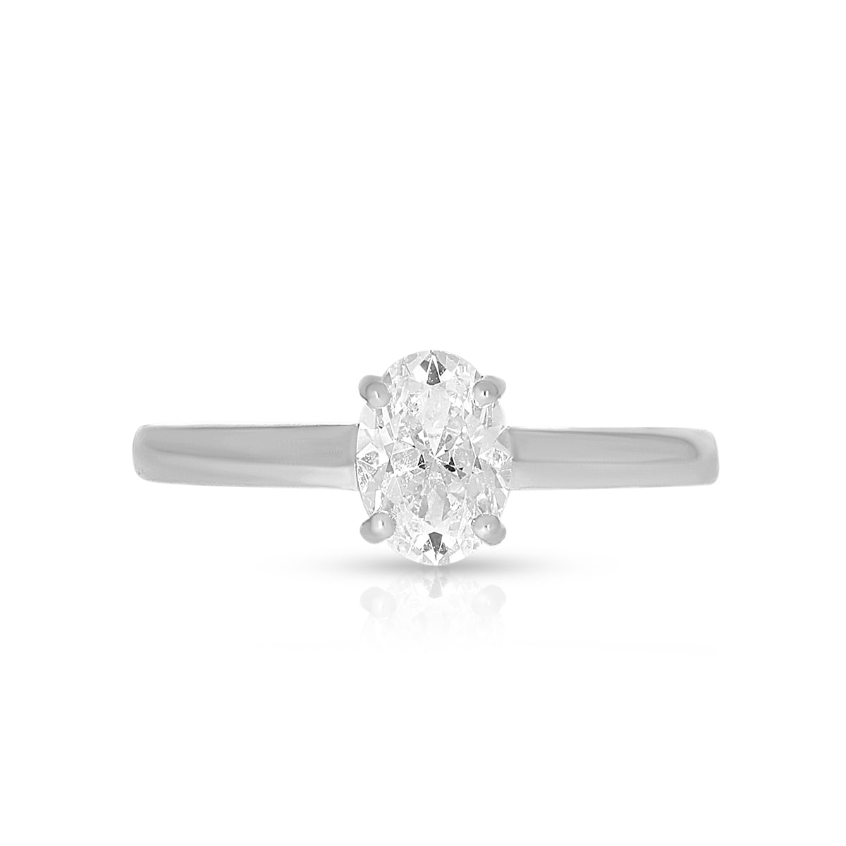 Elegant Round Solitaire Ring