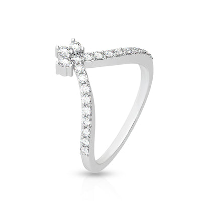 Elegant Diamond Twist Ring for Women