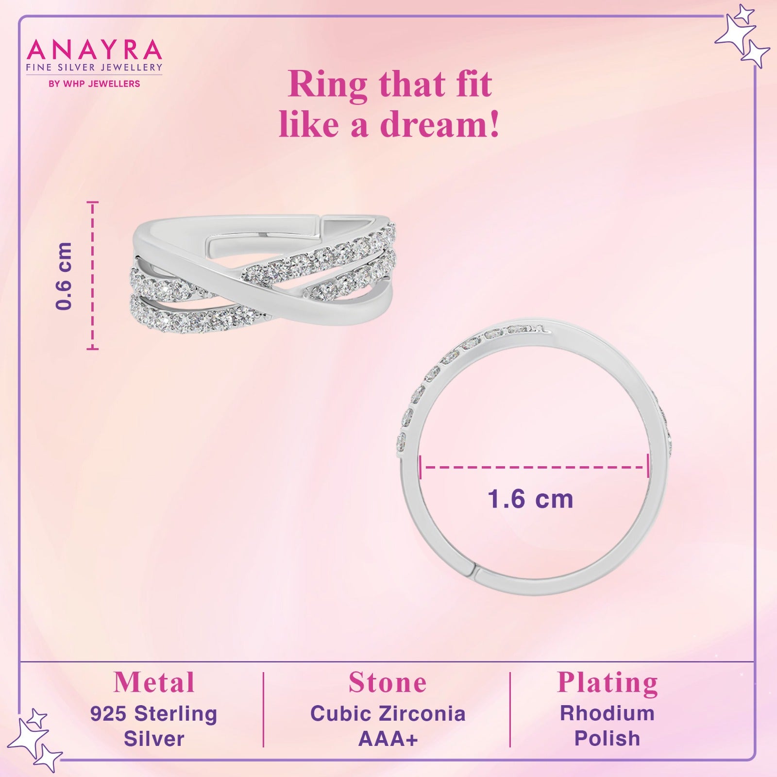 Twin Flame Sparkle Ring