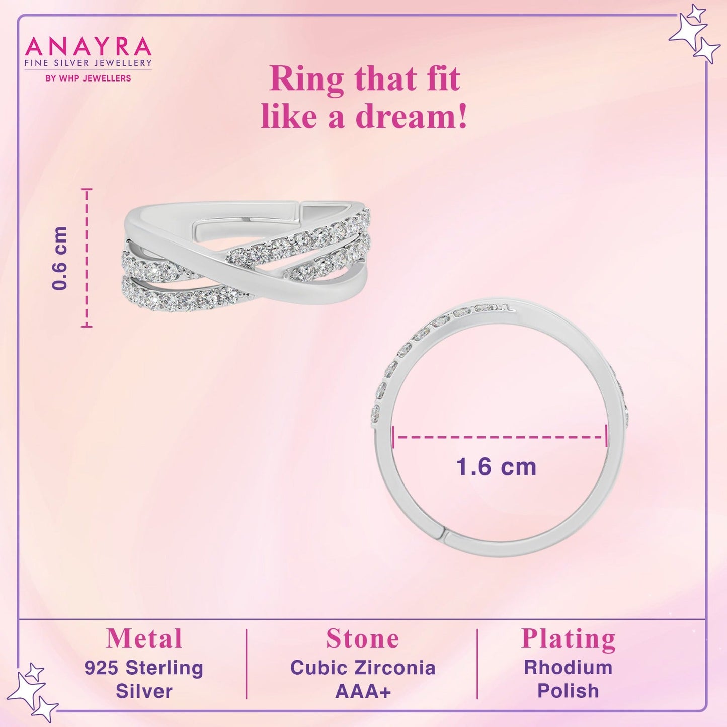 Twin Flame Sparkle Ring