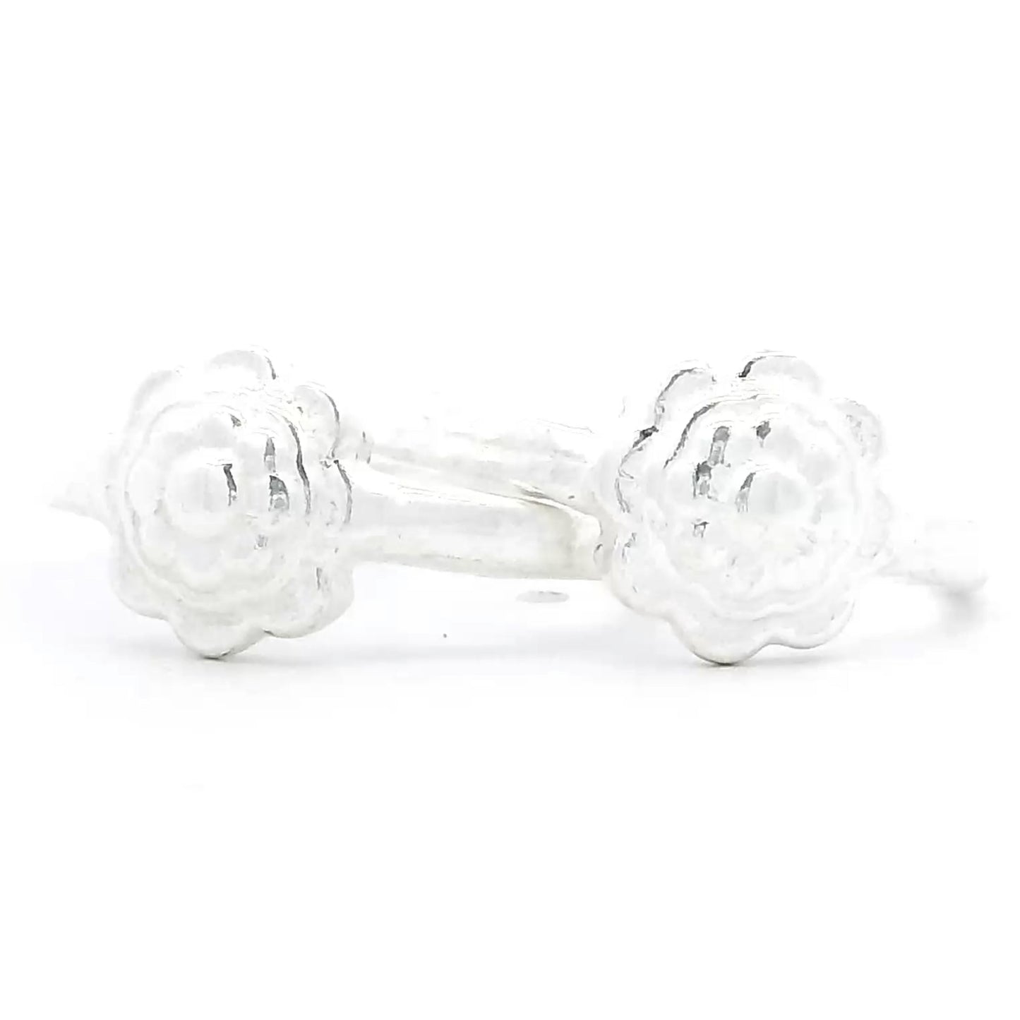 Rose Design Toe Rings
