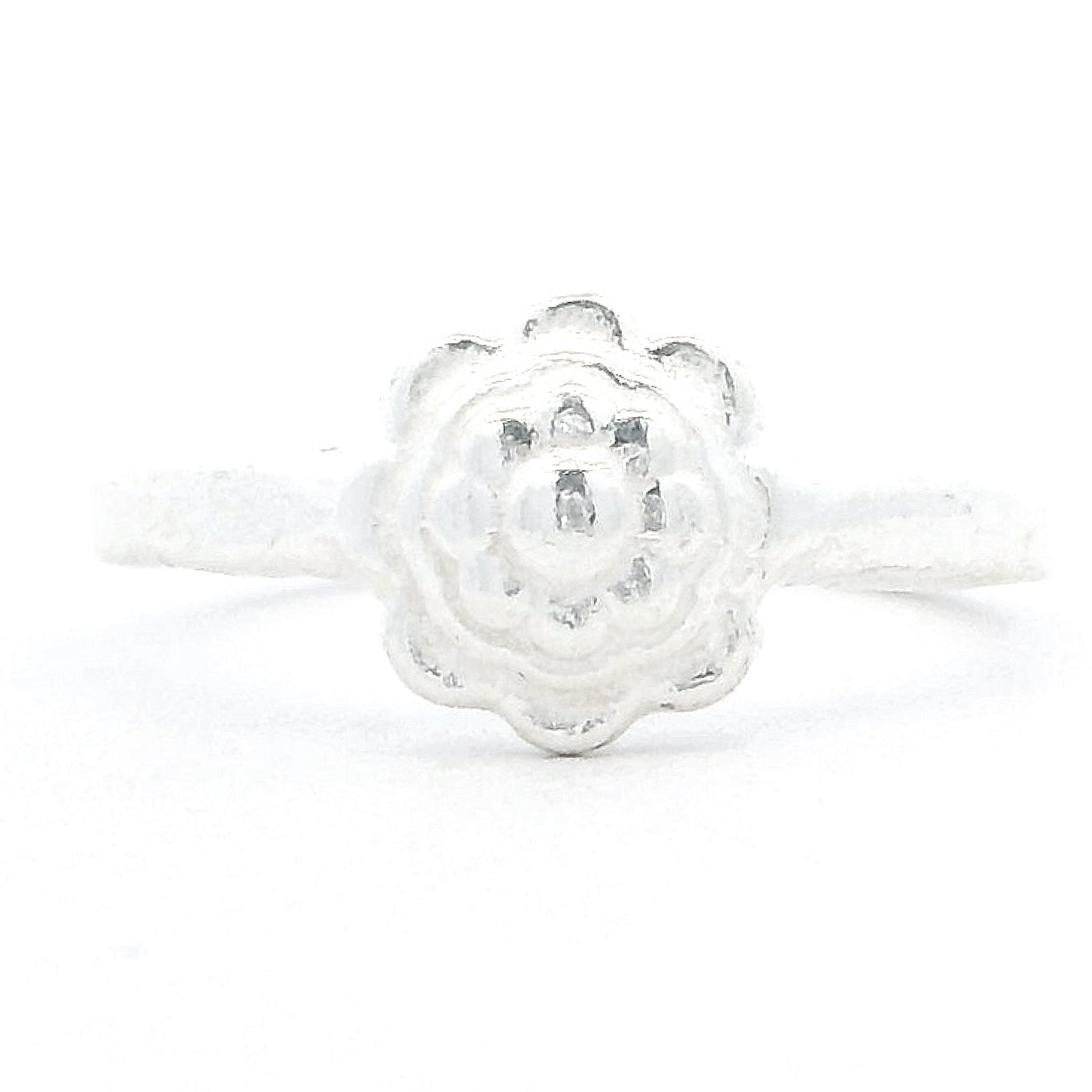 Rose Design Toe Rings