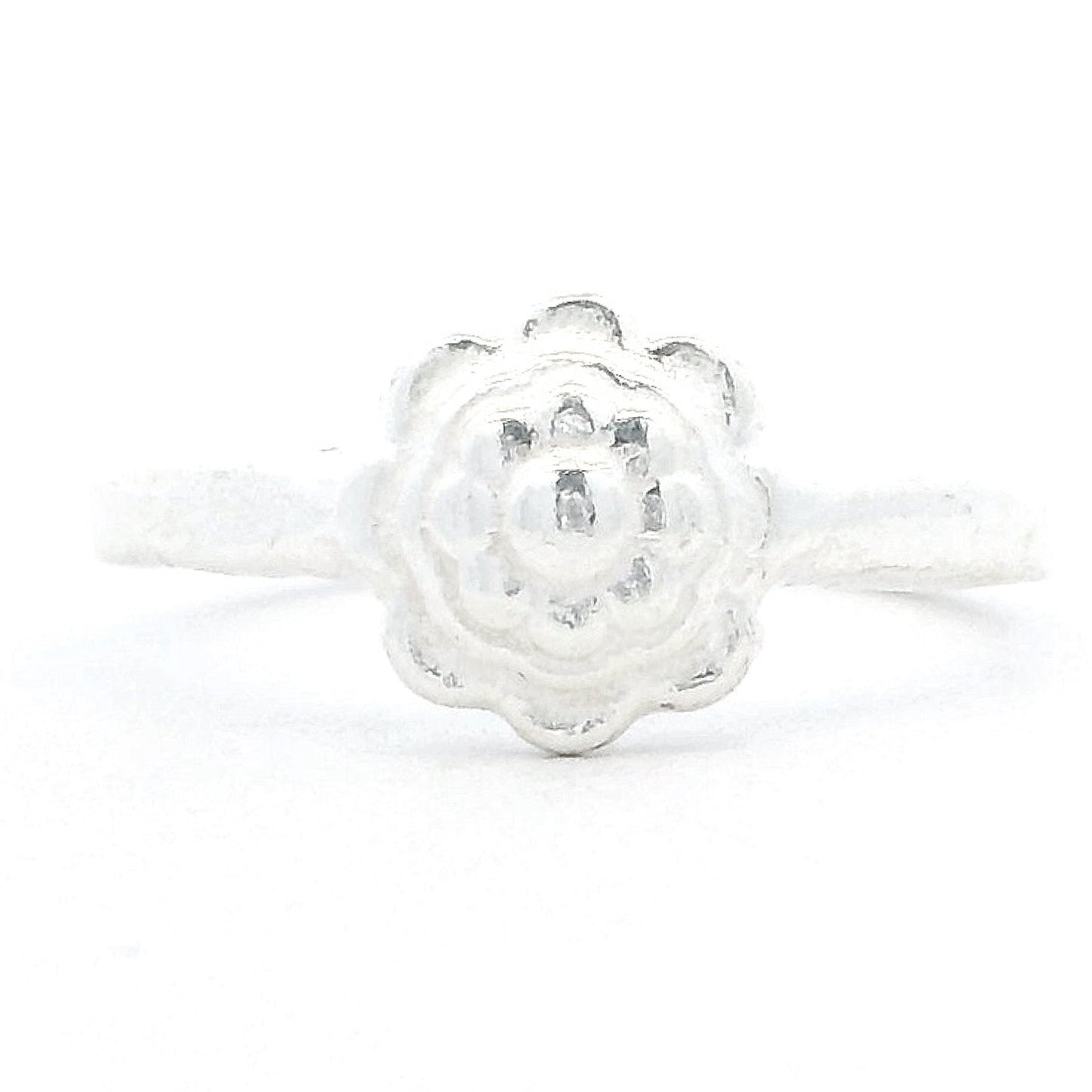 Rose Design Toe Rings