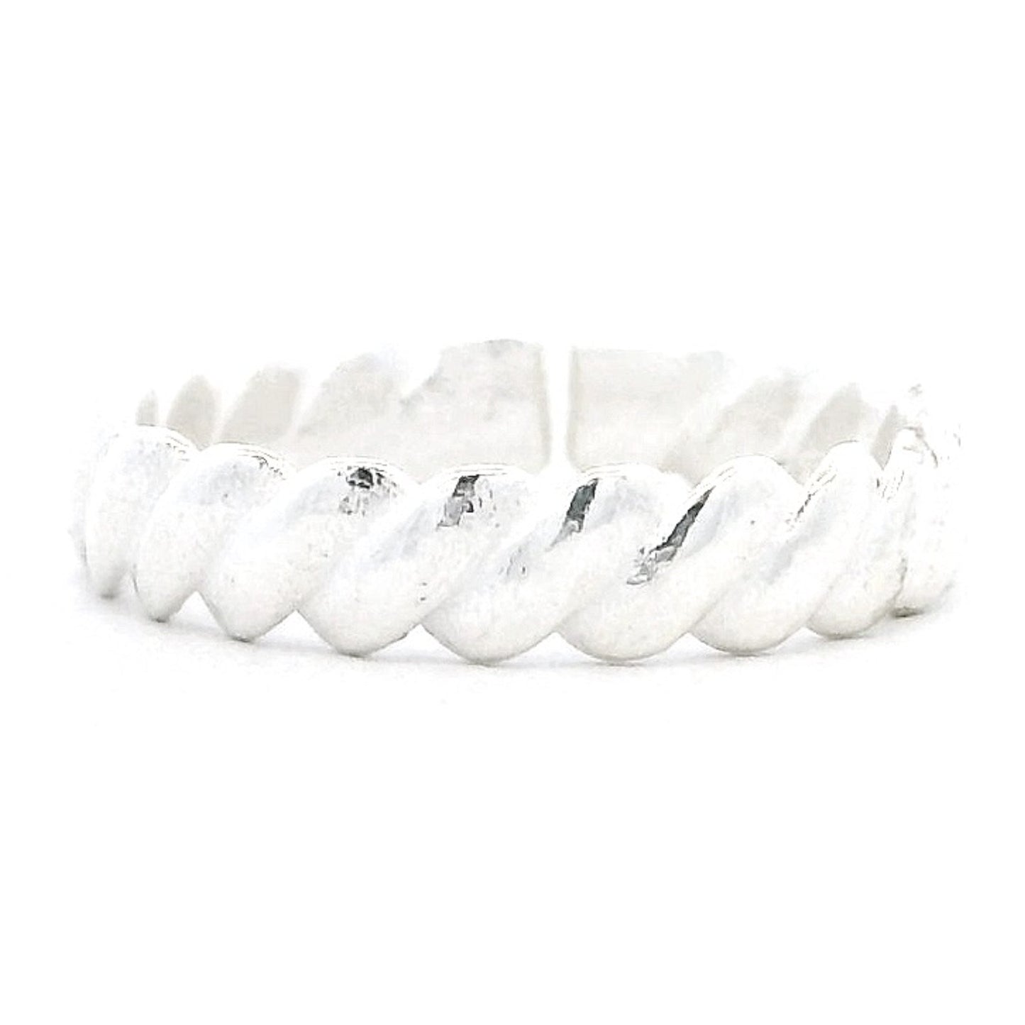 Twisted Silver Toe Rings