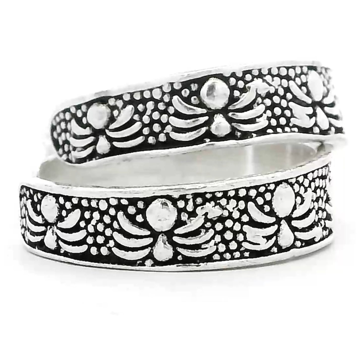 Stylish Ethnic Silver Toe Rings
