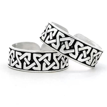 Tribal Weave Adjustable Toe Rings