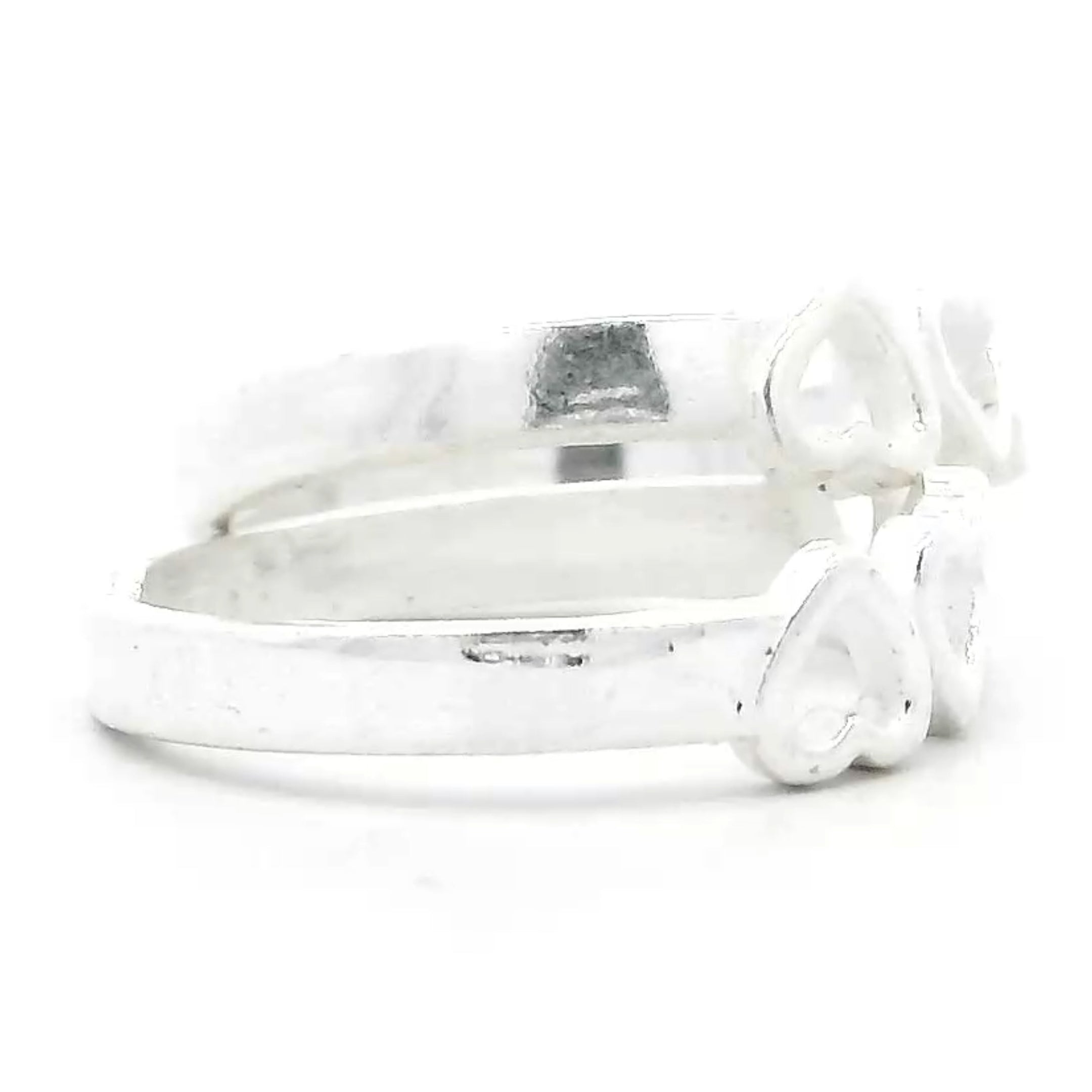 Minimal Heart Motif Toe Rings