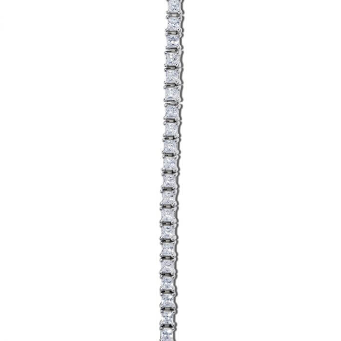 Sparkly Diamond Tennis Bracelet In Silver