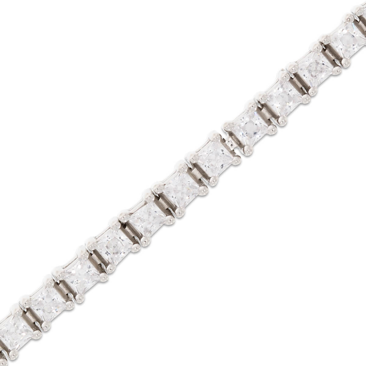 Classic Silver Tennis Bracelet