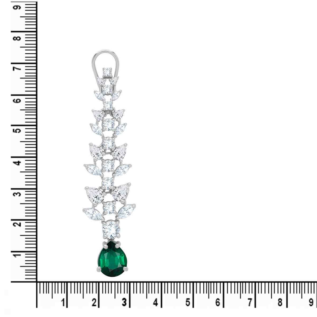 Glamorous Silver Chandelier Earrings