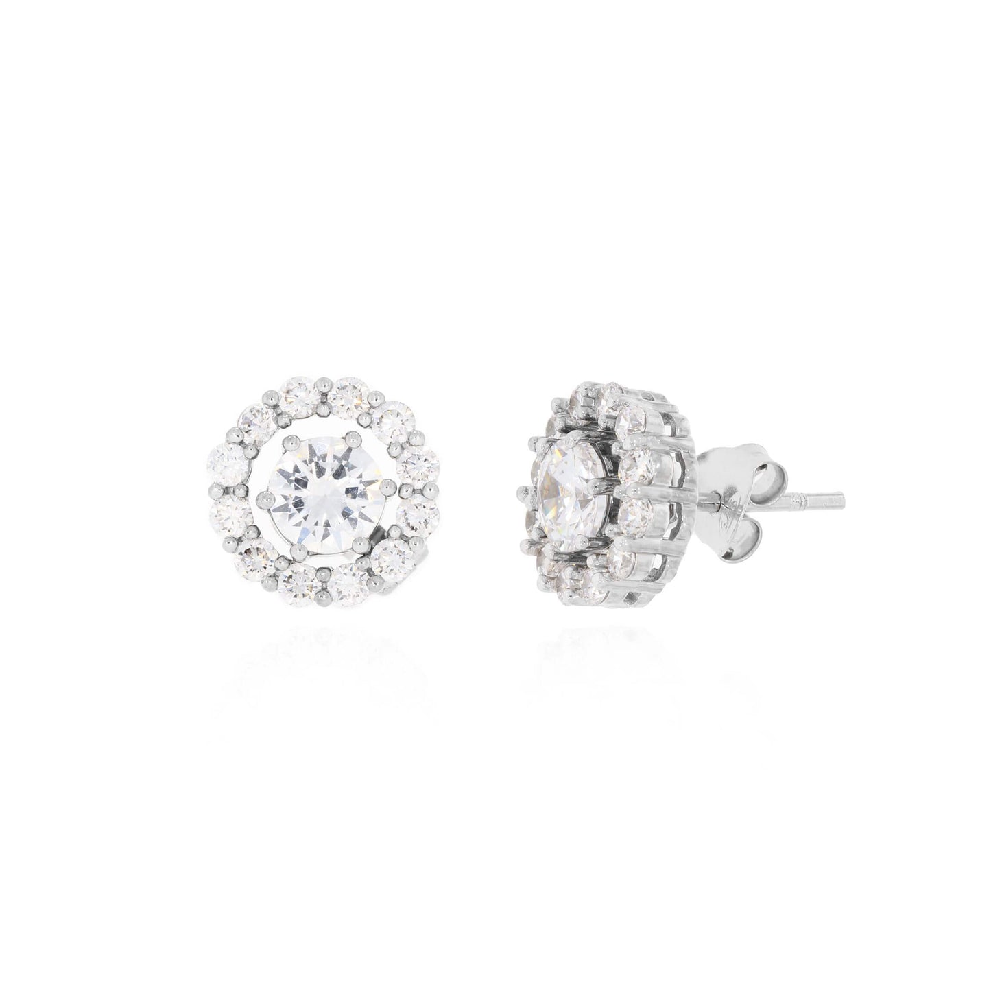 Classic Solitaire Silver Studs