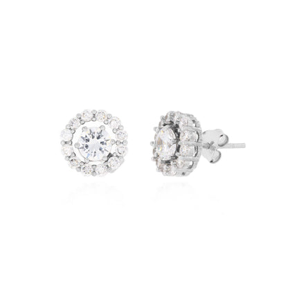 Classic Solitaire Silver Studs