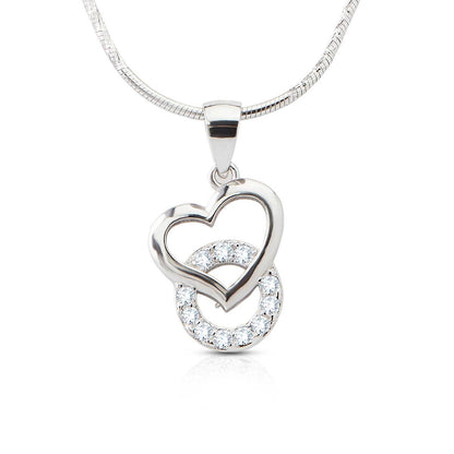 Silver Cupid Diamond Pendant