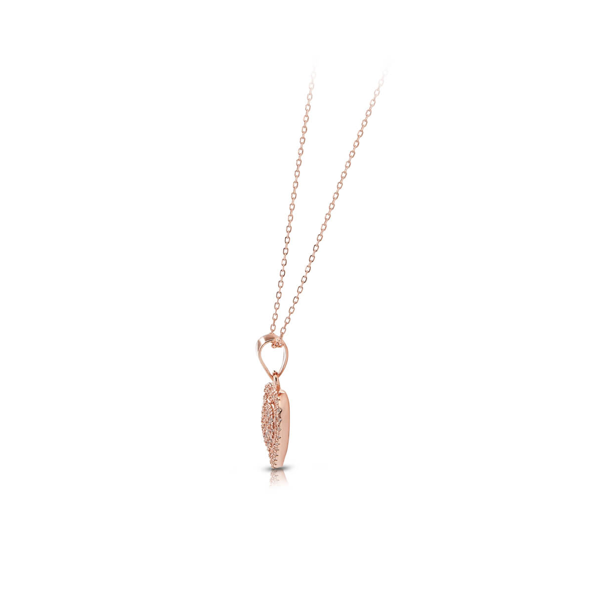 Rose Gold Heart Pendant
