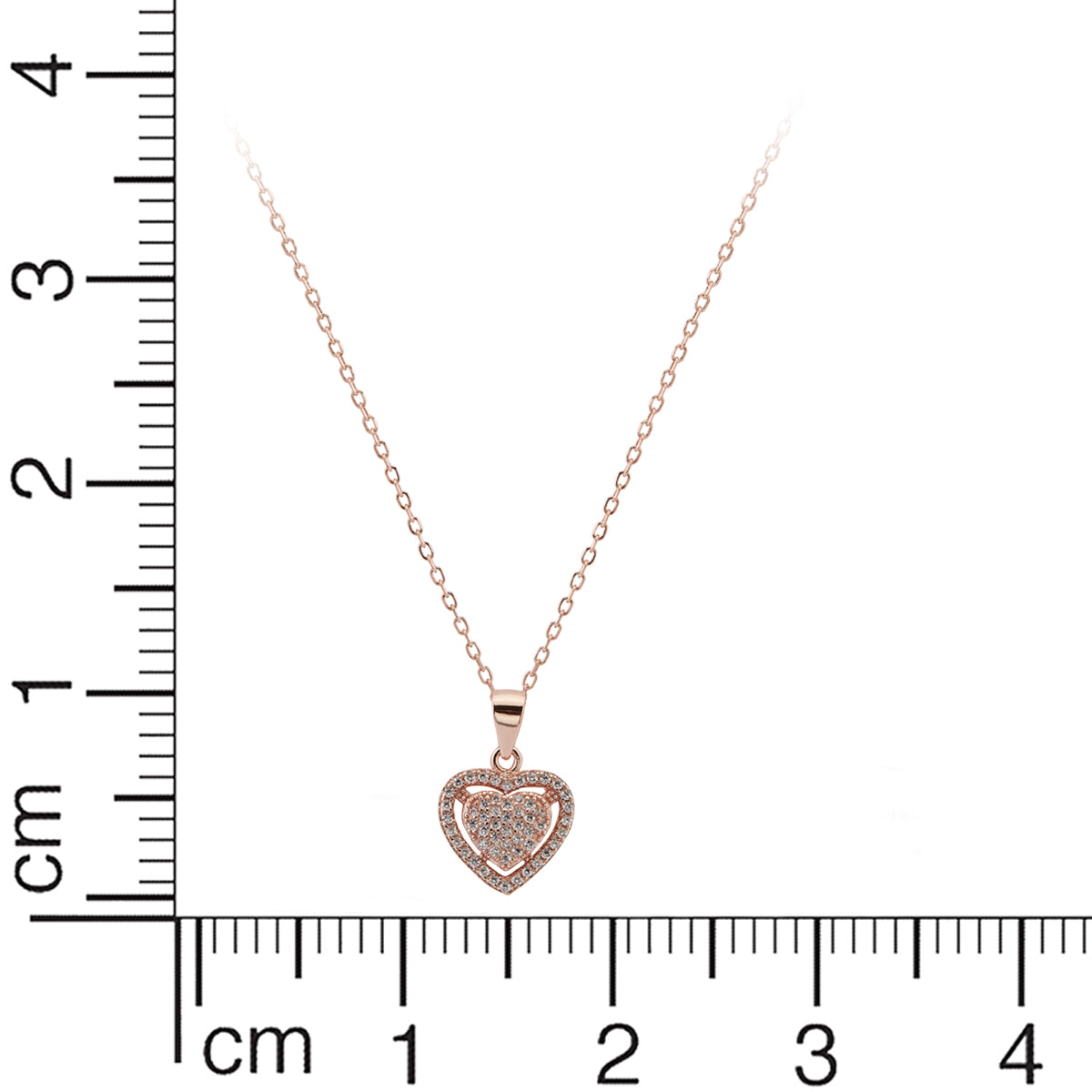 Rose Gold Heart Pendant