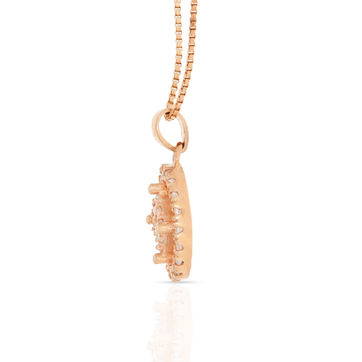 Evergreen Diamond Pendant Set In Silver