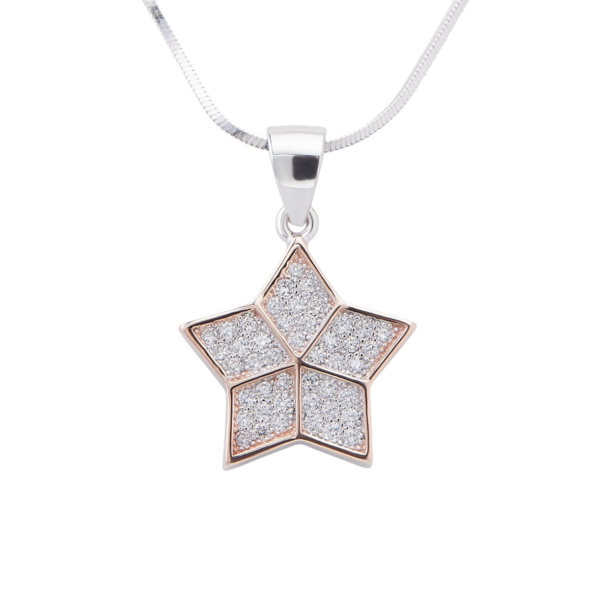 Diamond Star Pendant Set