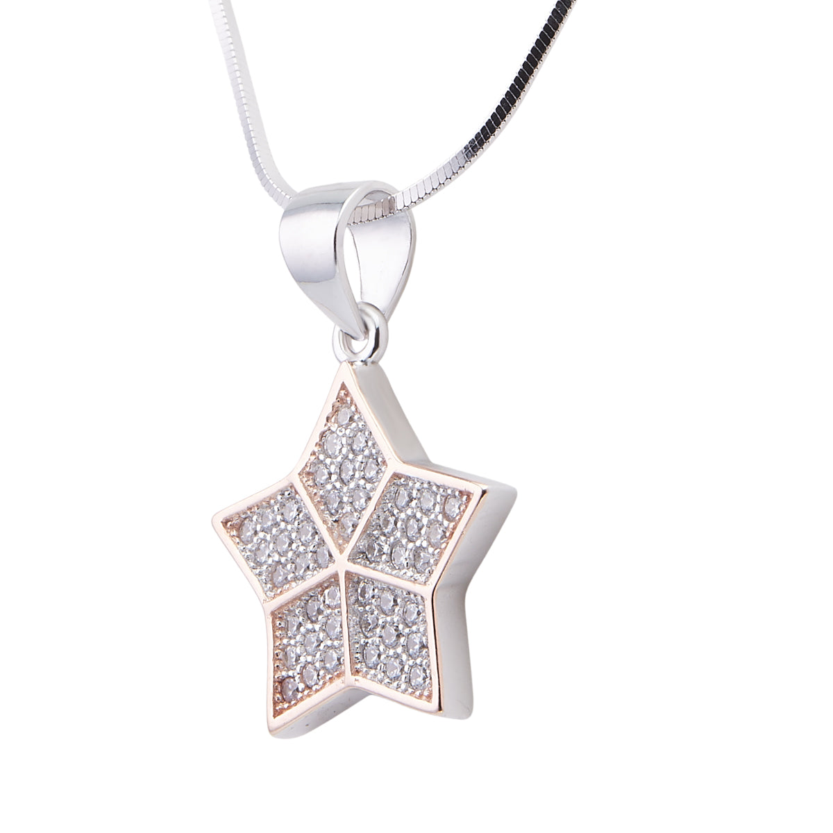 Diamond Star Pendant Set