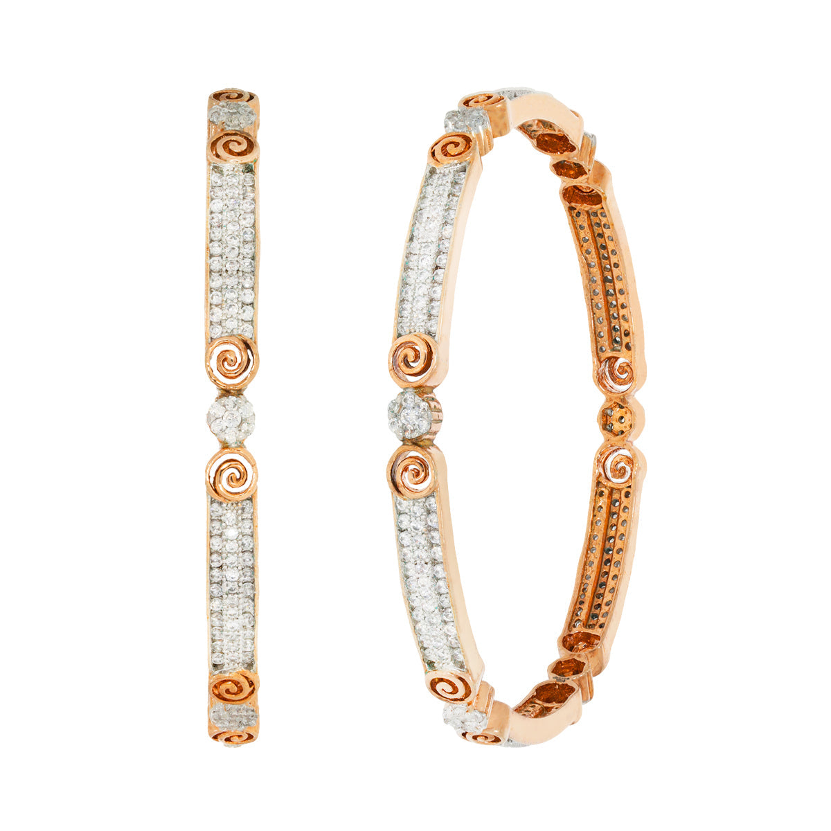 The Elegant Dew Bangles