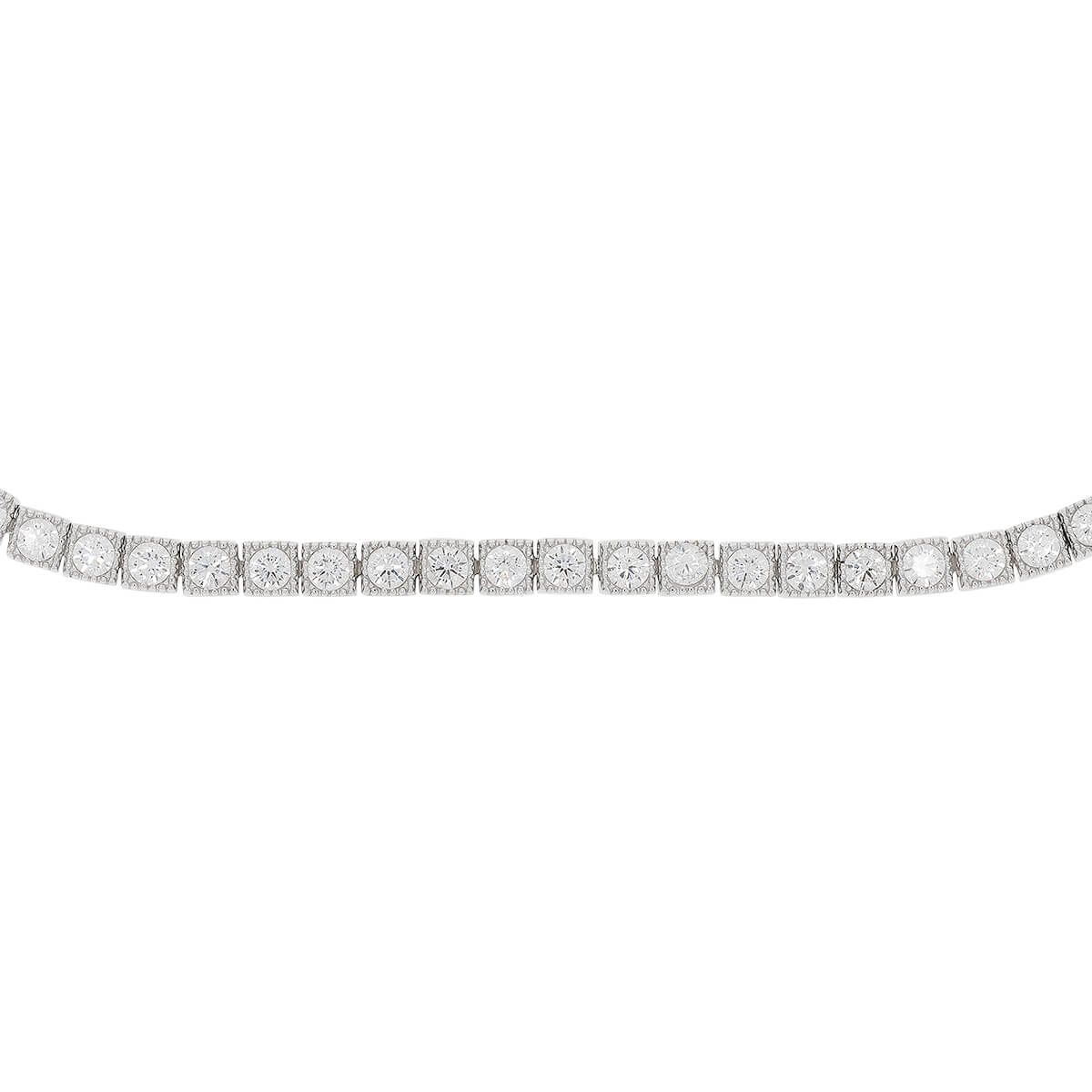 925 Sterling Silver Zirconia Bracelet