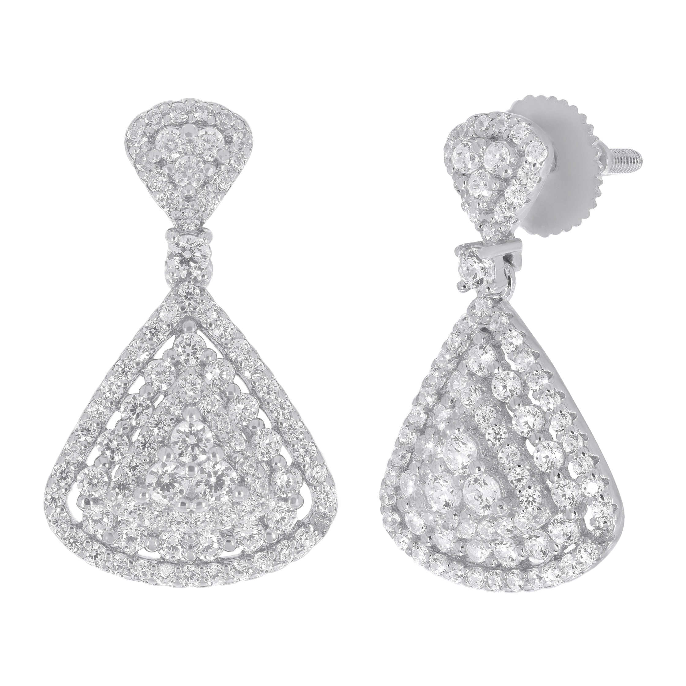 Mesmerizing Silver Eternal Earrings