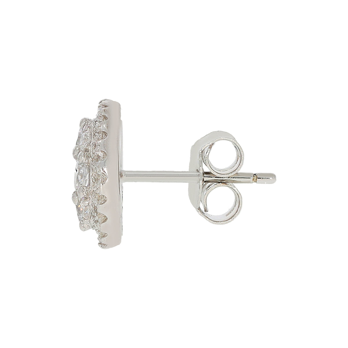 Sterling Silver Earring Set In Platinum Finish – Karizma Jewels