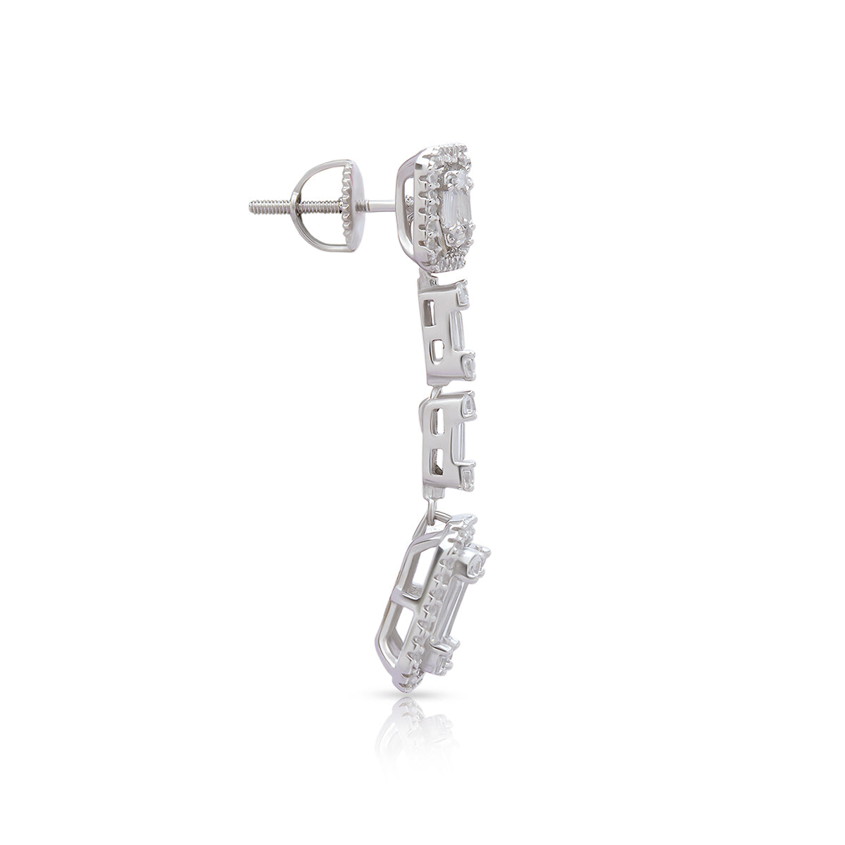 Elegant Dazzle Diamond Droppy Earrings