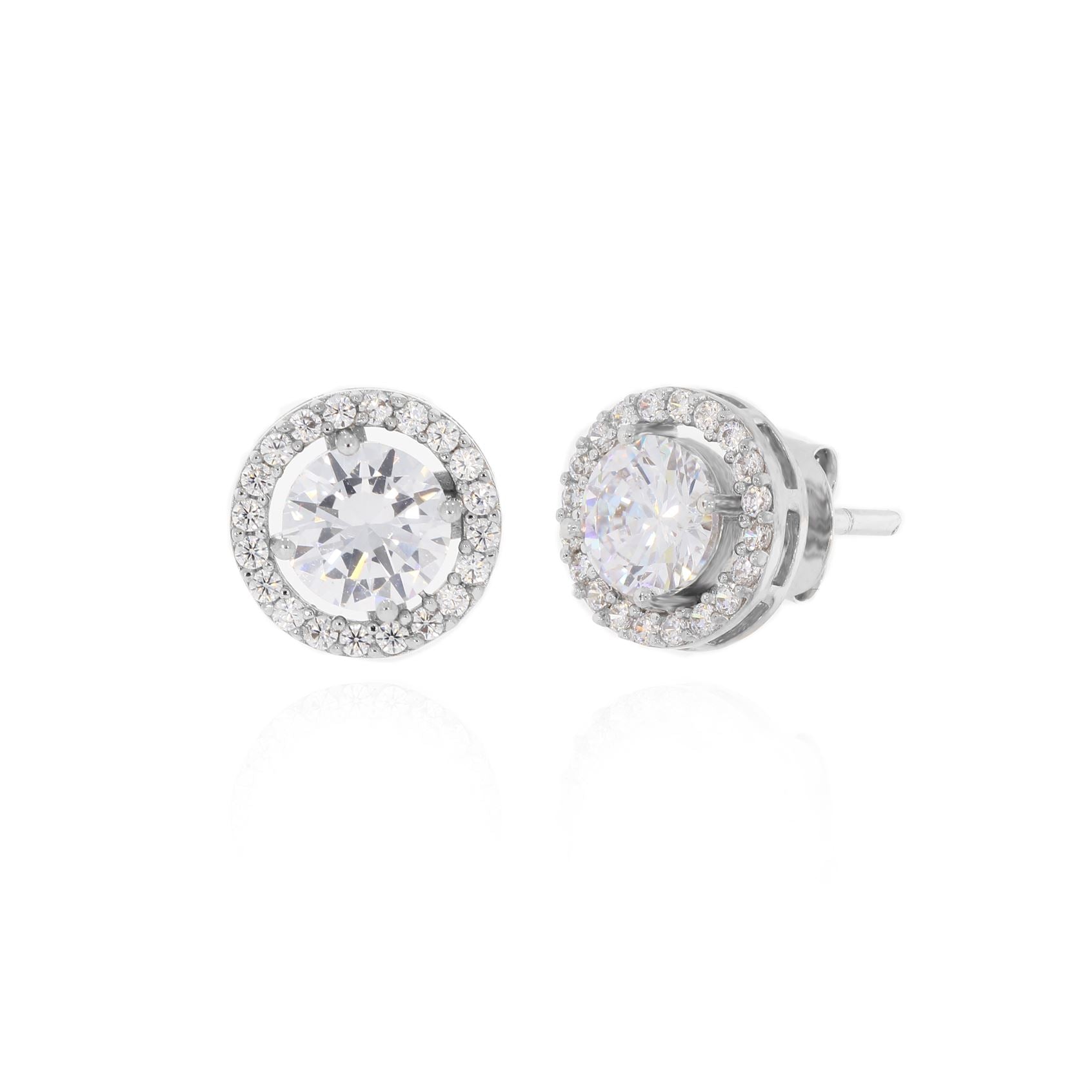 925 Silver Polki Stud Earrings – Jeypore Creations