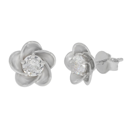 Stunning Silver Flowerette Earring