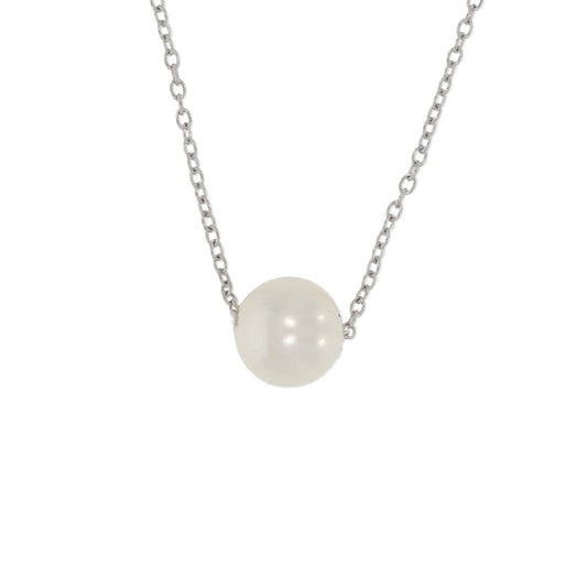 925 Silver A Pearl of Love Necklace