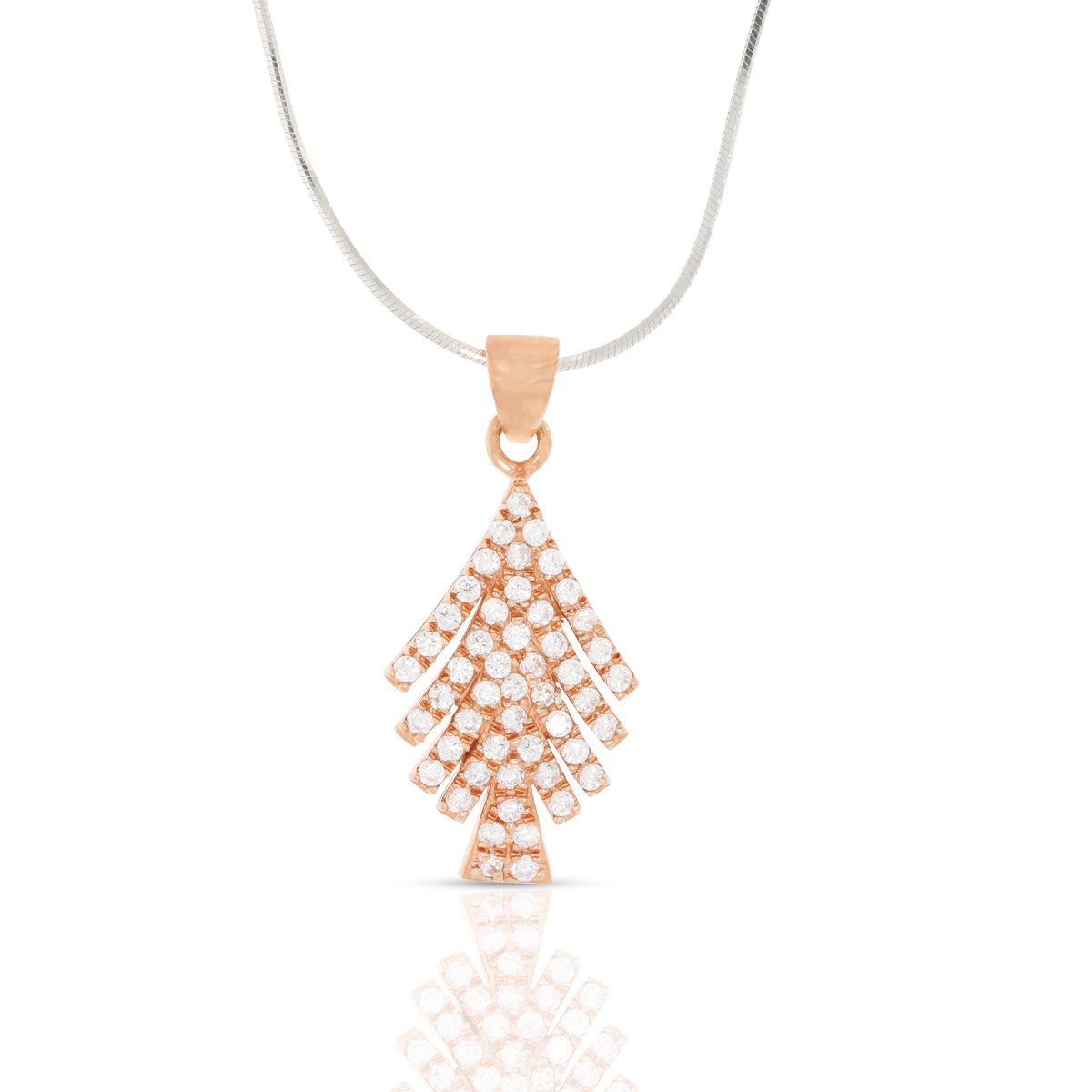Rose Gold Nourishing Pendant Set with Link Chain