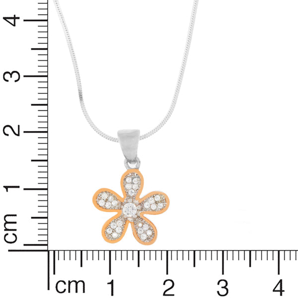 Charming Periwinkle Pendant Set with Link Chain