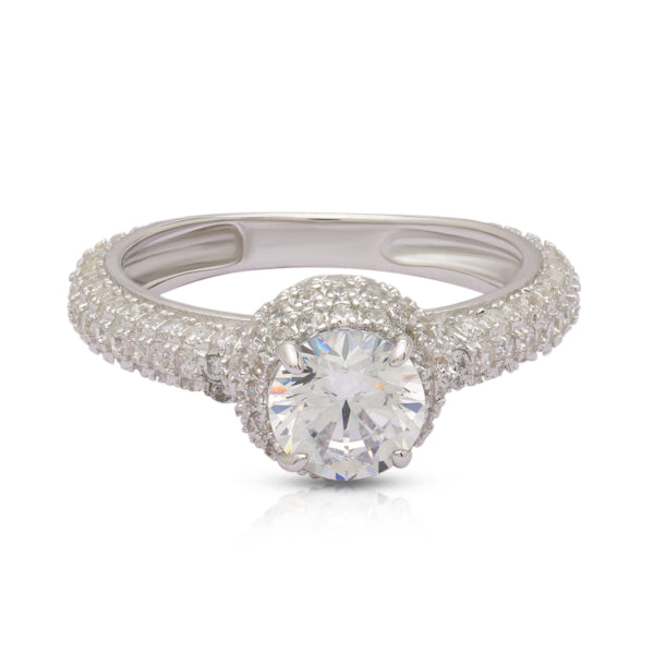 Silver Elegant Flawless Ring