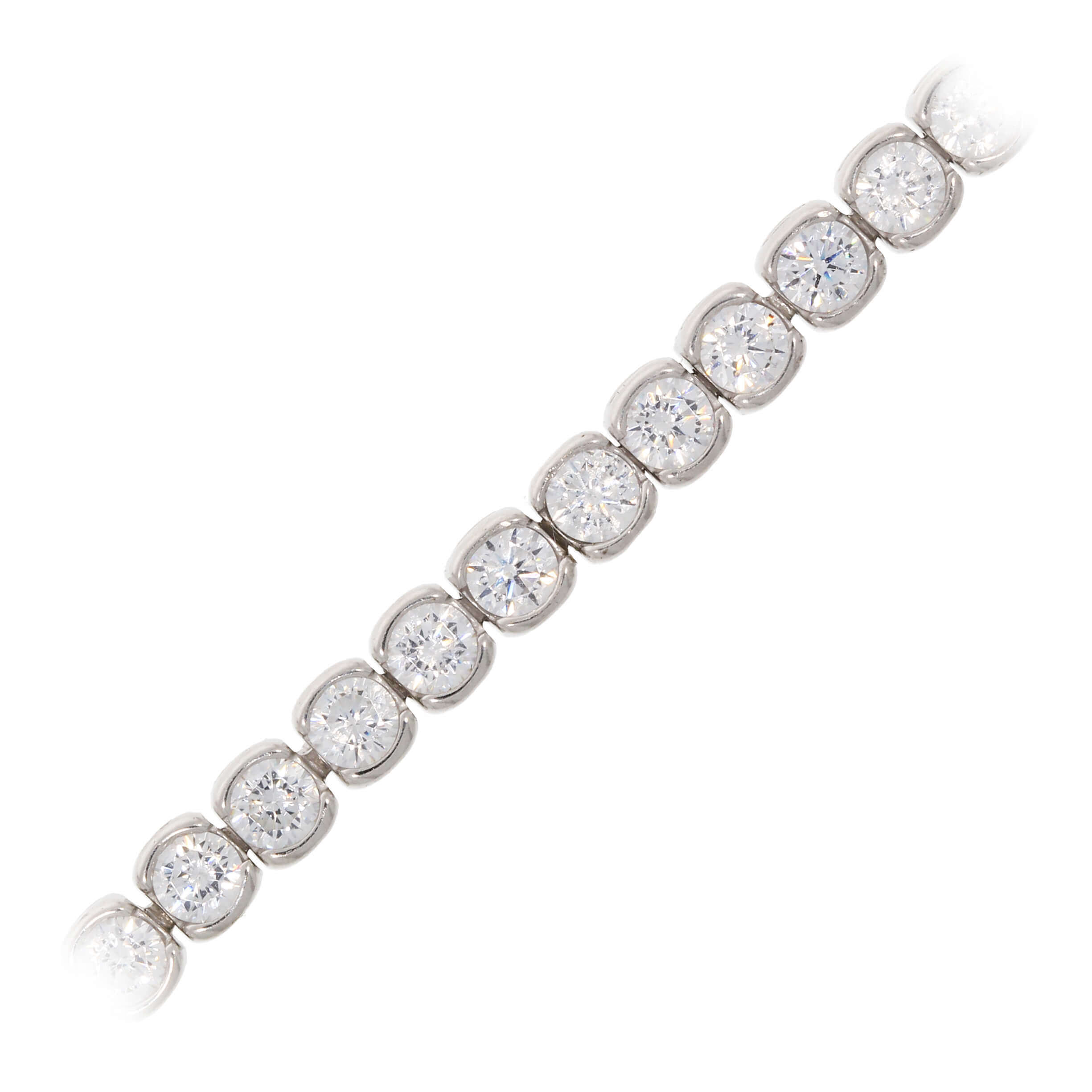 Diamond Tennis Bracelet in Silver