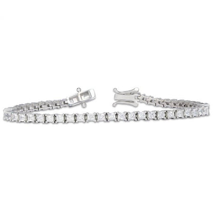 Classic Silver Tennis Bracelet