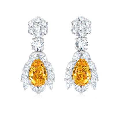Pear Drop Iconic Silver Earrings
