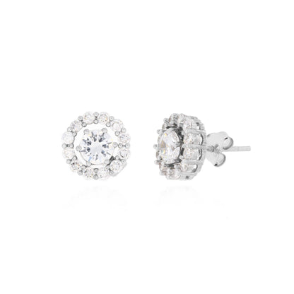 Classic Solitaire Silver Studs