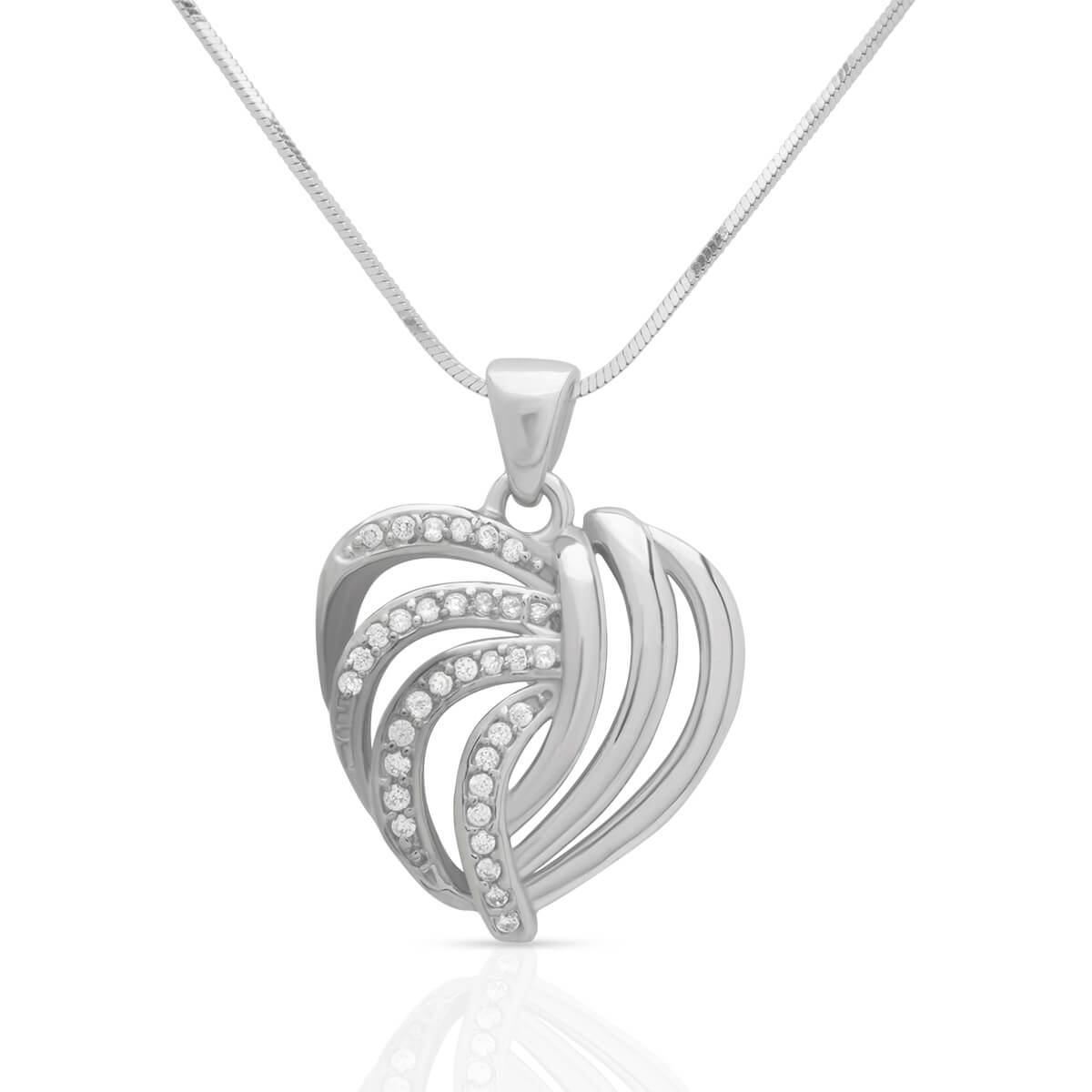Silver Delight Heart Pendant