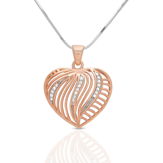 Silver Precious Heart Pendant