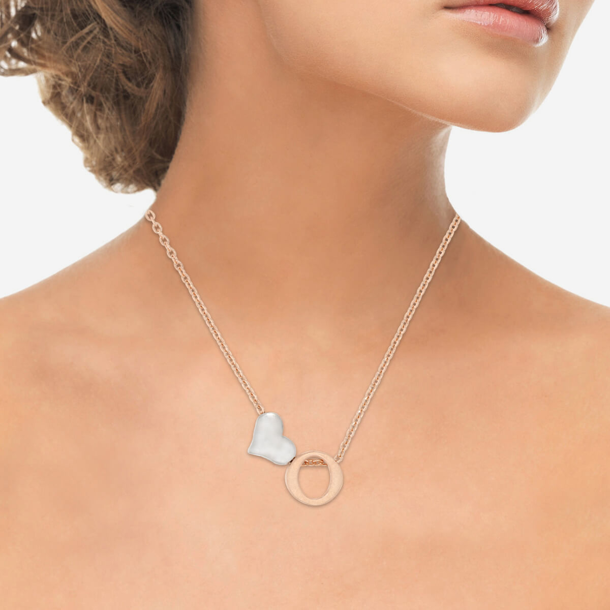 Sterling Silver "O" Initial Necklace