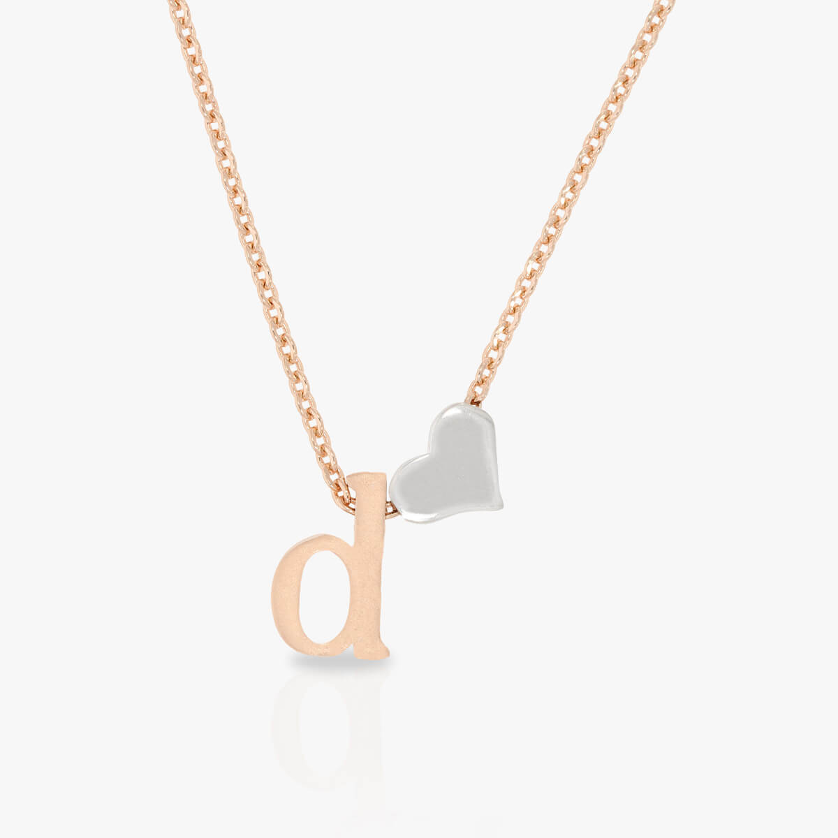 Sterling Silver "D" Initial Necklace