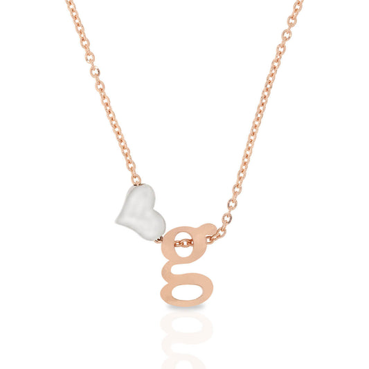Sterling Silver "G" Initial Necklace