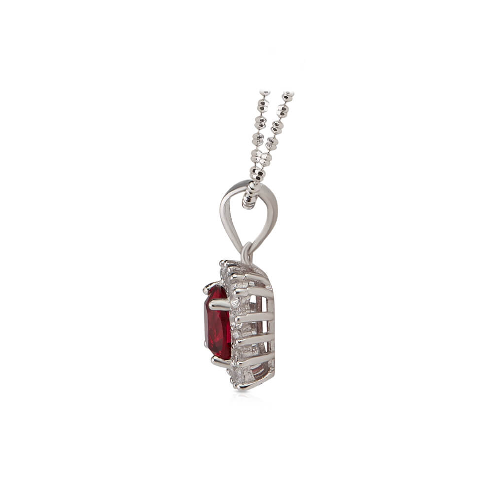 Silver Royal Red Pendant